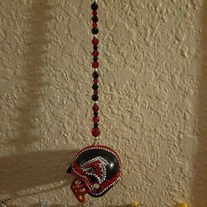 Falcons NFL mini Bling Car Charm Helmet